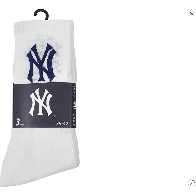 Носки New York Yankees 3 pk Crew