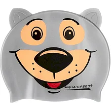 Шапочка для плавания детская Aqua Speed ​​ZOO BEAR 5761 медведь