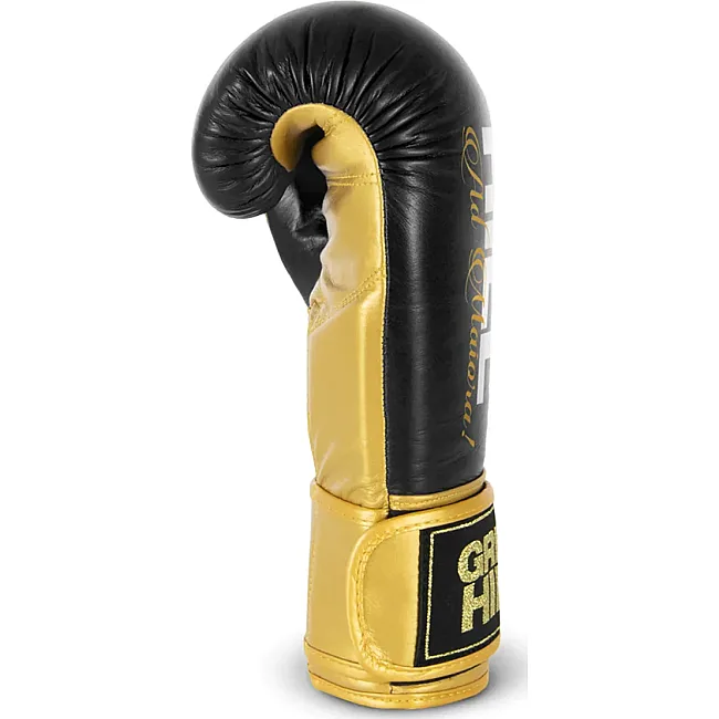 Боксерські рукавиці LEGEND platinum edition Green Hill BGLP-2246 Black/gold