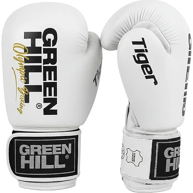 Боксерські рукавички Green Hill Tiger white edition BGT-2010 White