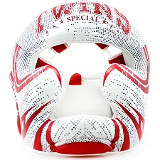 Боксерский шлем Twins Fancy FHGL3-TW5 White Red