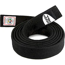 Пояс для дзюдо Green Hill Olympic с лицензией IJF (черный)