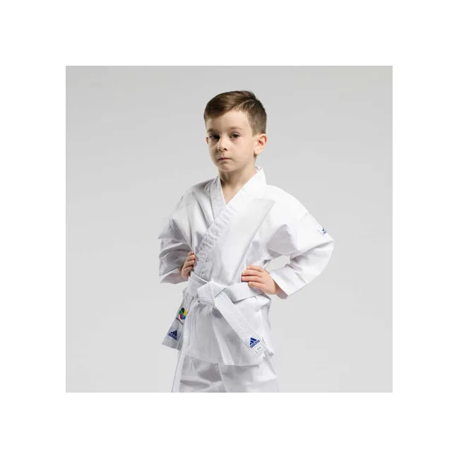 Кимоно для карате Adidas Evolution (белый, K201EK) с лицензией WKF