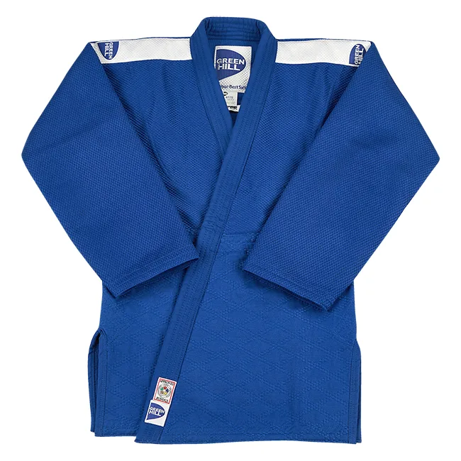 Кімоно для дзюдо Green Hill Super JSS-10211 Approved IJF (синій)