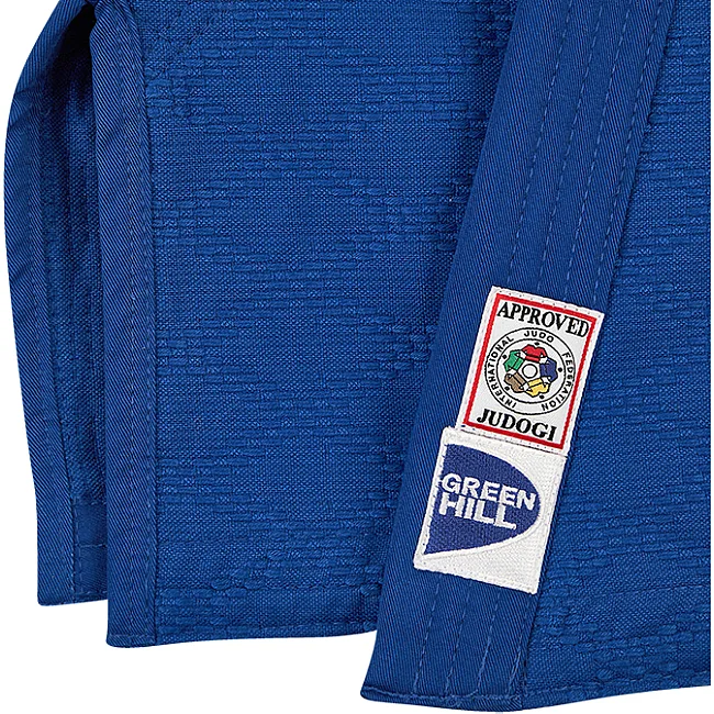 Кімоно для дзюдо Green Hill Super JSS-10211 Approved IJF (синій)