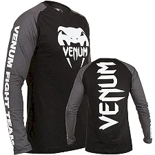 Жіночий лонгслів VENUM Pro Team 2.0 Black Grey