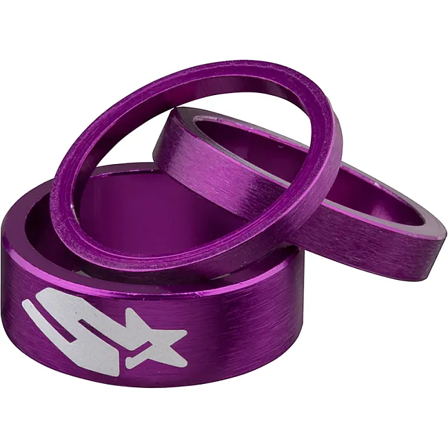 Набор спейсеров SPANK 3/6/12mm, Purple