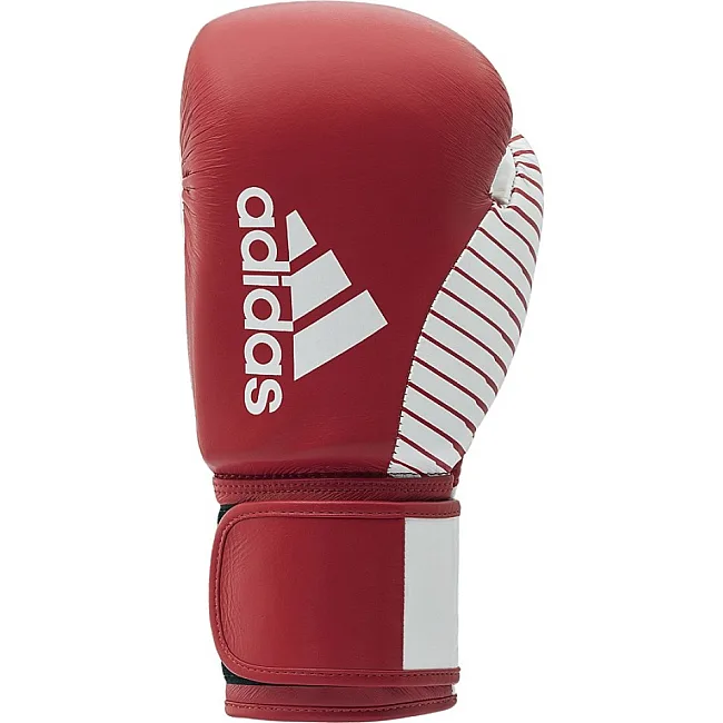 Перчатки для кикбоксинга Adidas с лицензией Wako (красно-белый, adiKBWKF200)