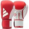 Перчатки для кикбоксинга Adidas с лицензией Wako (красно-белый, adiKBWKF200)