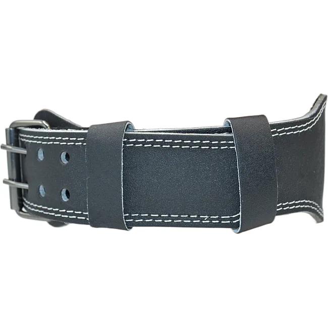 Пояс для становой тяги MADMAX MFB-244 Sandwich кожаный Black