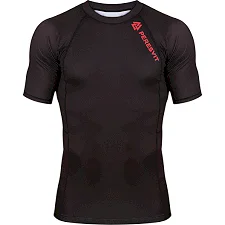 Рашгард PERESVIT Core Short Sleeve Black-Red