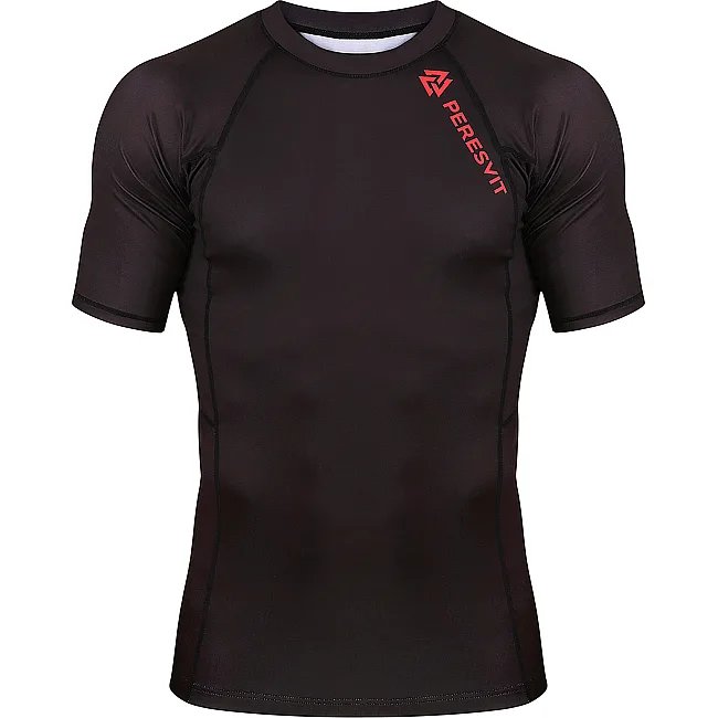 Рашгард PERESVIT Core Short Sleeve Black-Red