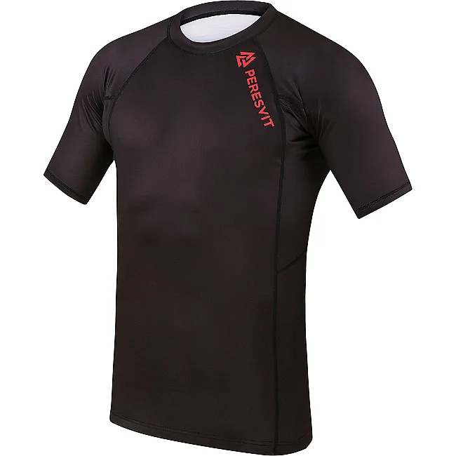 Рашгард PERESVIT Core Short Sleeve Black-Red