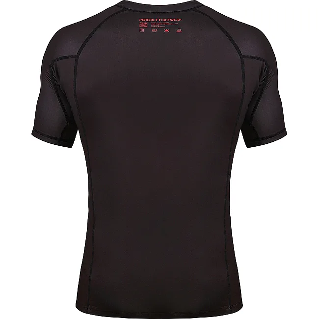 Рашгард PERESVIT Core Short Sleeve Black-Red