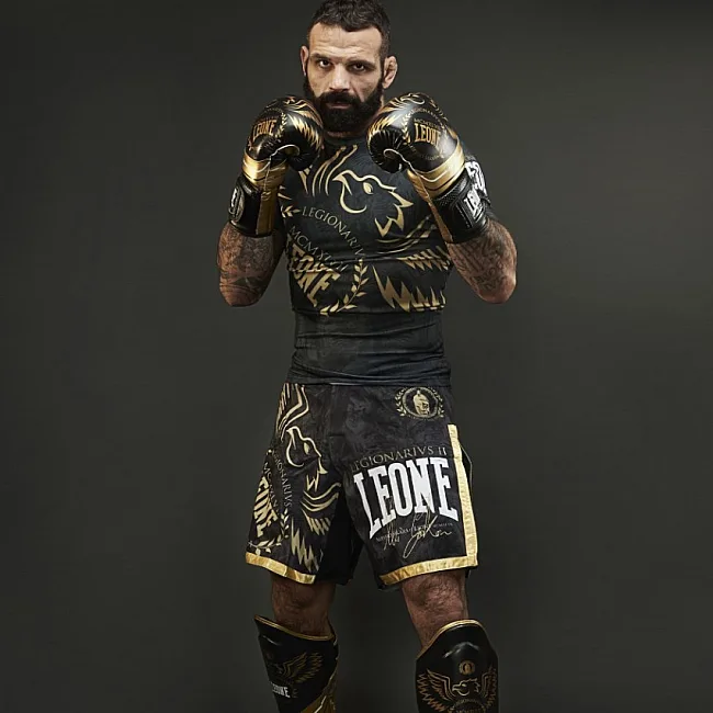 Рашгард із коротким рукавом LEONE Legionarivs Black L