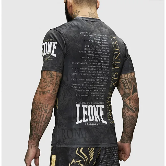 Рашгард із коротким рукавом LEONE Legionarivs Black L