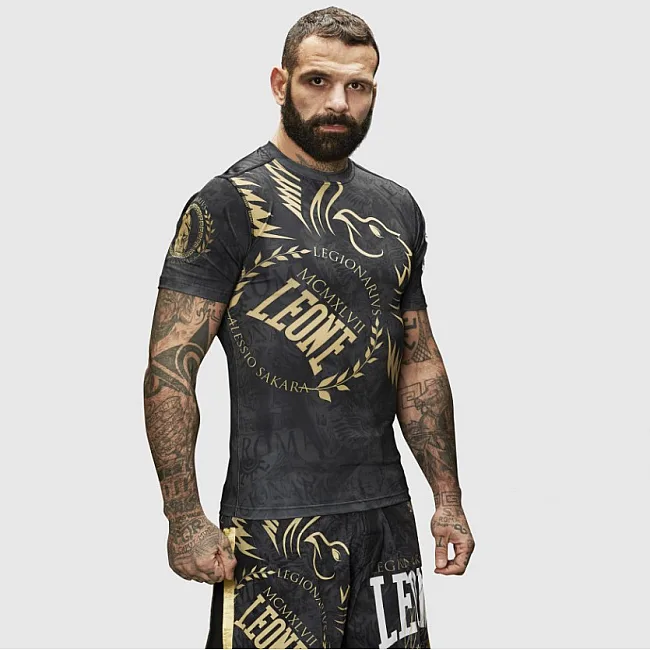 Рашгард із коротким рукавом LEONE Legionarivs Black L