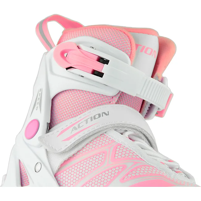Ролики и коньки 2в1 ACTION Riply/Pink