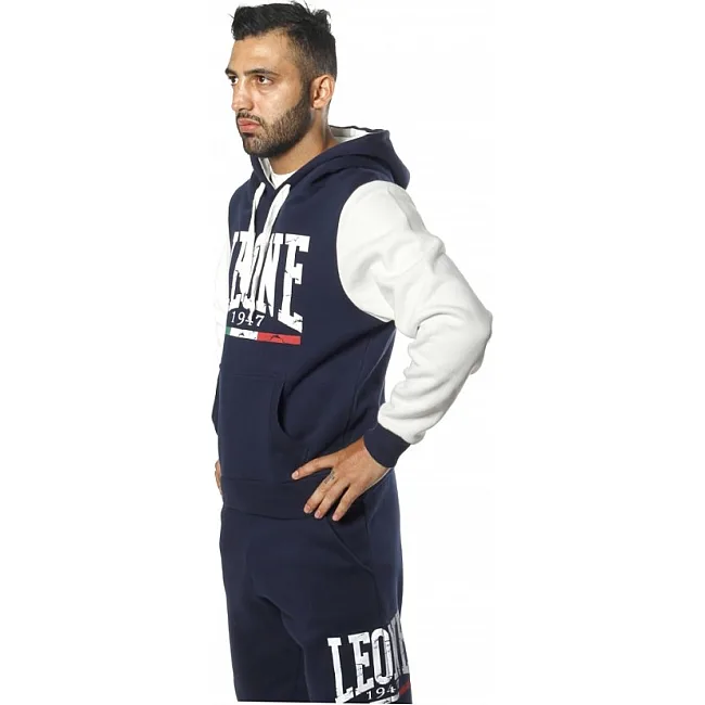 Толстовка Leone Fleece White/Blue