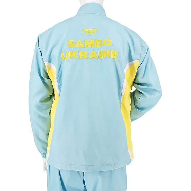 Спортивний костюм (самбо) Green Hill Sambo TSJ-10332n (блакитно-жовтий, FIAS)