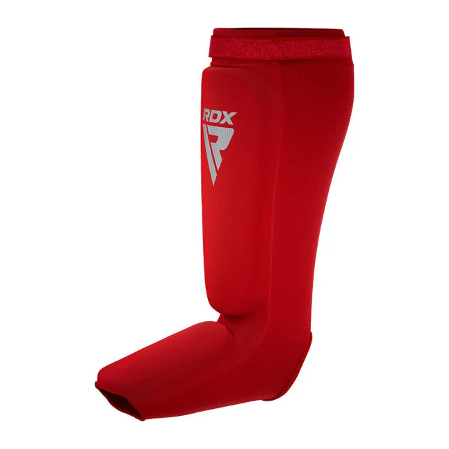 Захисні щитки для ніг RDX Hosieri Shin Instep Guard Red White