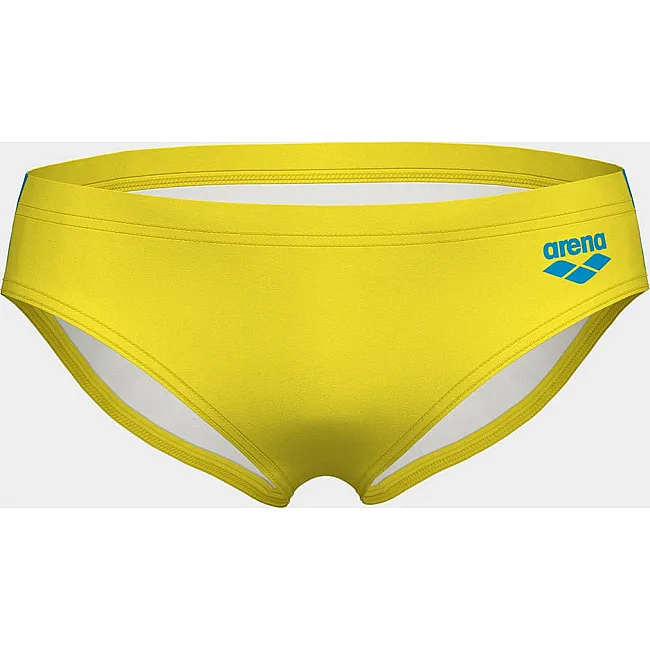 Плавки-слепые для мальчиков Arena SWIM BRIEFS SOLID желтый, бирюзовый (для детей)
