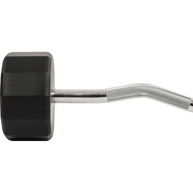 Штанга неразборная с фиксированным весом изогнутая PEV HAMMER STRENGHT TA-9978-45 (Черный)
