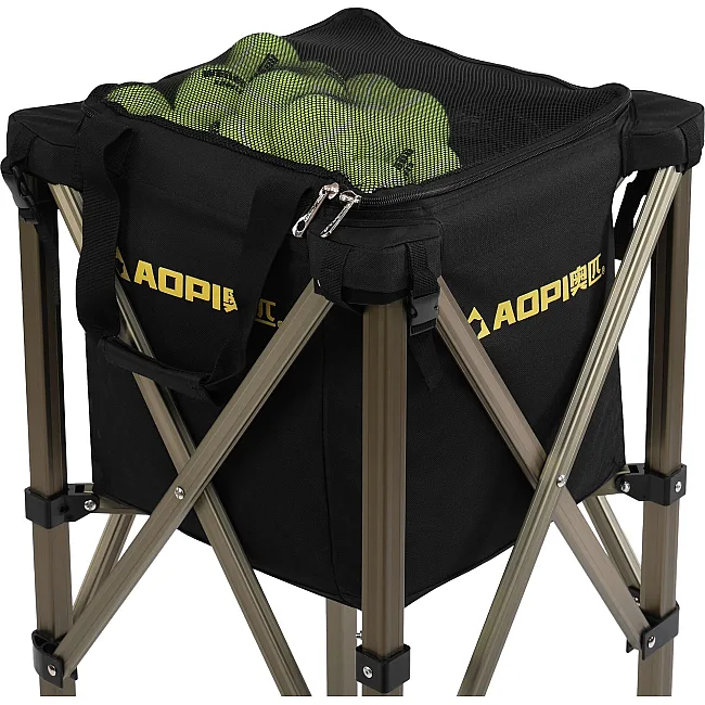Корзина для теннисных мячей TENNIS BALL CART на 180 мячей AOPI AP-491 (Черный)