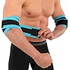 Бинти на лікті для жиму ELBOW WRAPS LiveUp LP8725 2шт (Синій-чорний)