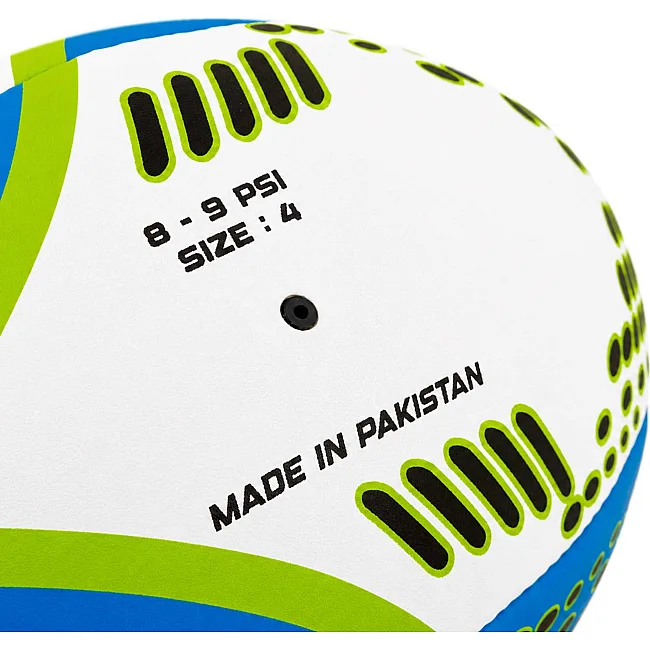 Регбийный мяч SOCCER STAR R-5354-4 (Белый-синий-салатовый)