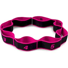 Эспандер с петлями для растяжки PowerPlay PP_4311 Fitness Band Розовая (88*4см.)