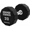 Гантель профессиональная с полиуретановым покрытием HAMMER STRENGHT TA-9215-20 (Черный)