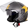 Шлем мотоциклетный W-TEC V586 Urbaztec размер XS 53-54 см, желто-серый