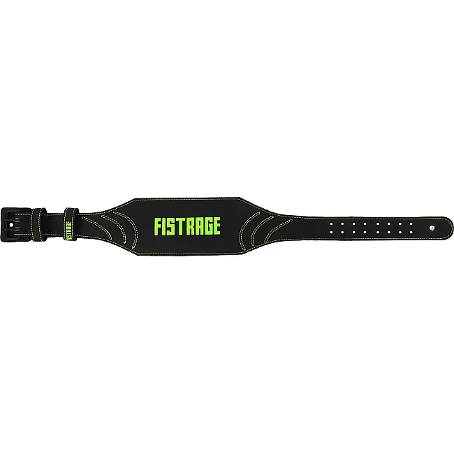 Пояс для тяжелой атлетики кожа
 FISTRAGE VL-8441 спинка-15см (Черный)
