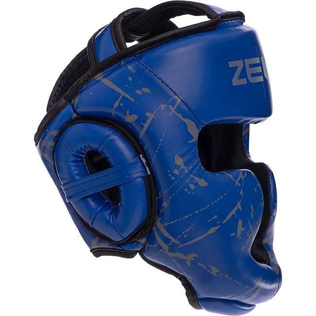 Детский закрытый шлем для бокса PU ZELART BO-0394 (Черный)
