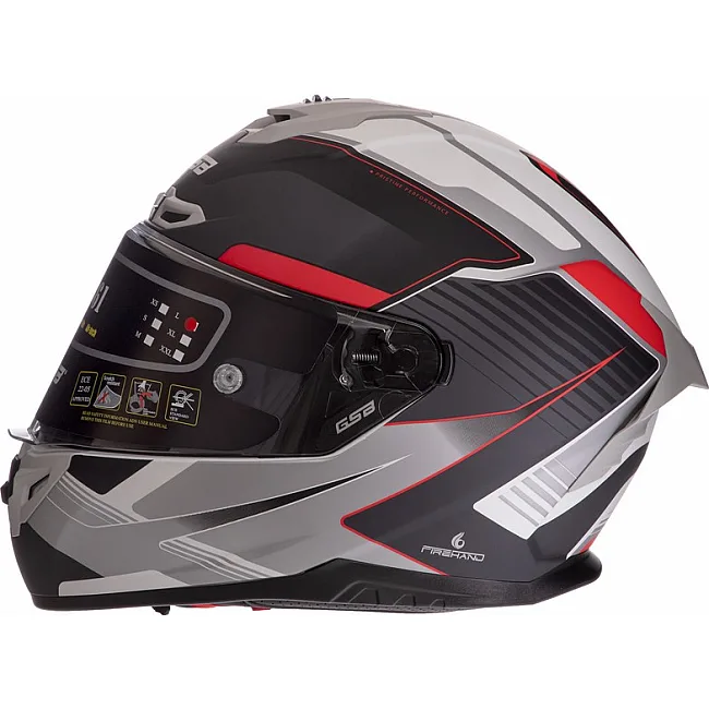 Шлем для мотоцикла интеграл GSB GSB-361 (Серый)