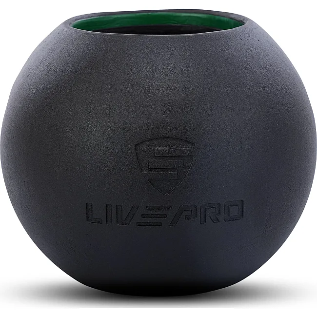 Гиря-колокол чугунная окрашенная BALL BELL LiveUp LP8047-18LB вес 8кг