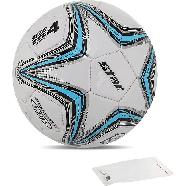 Футбольный мяч SELECT
AR SPORTS 550 L101 SB8234 №4 PU (Белый-голубой)