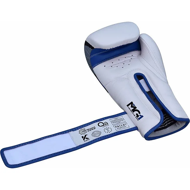 Боксерские перчатки RDX F7 Ego Blue (капа в комплекте)