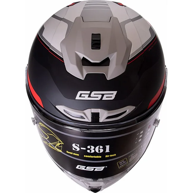 Шлем для мотоцикла интеграл GSB GSB-361 (Серый)