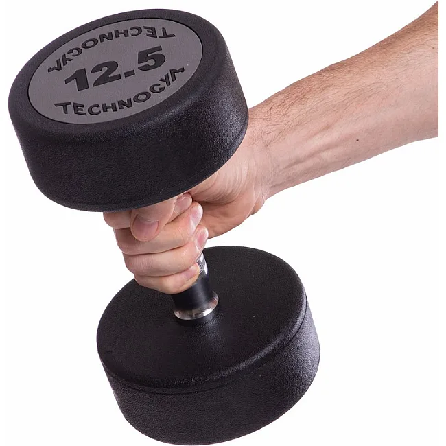 Гантель профессиональная
 с полиуретановым покрытием TECHNOGYM LN-1254-12_5 1шт 12,5кг