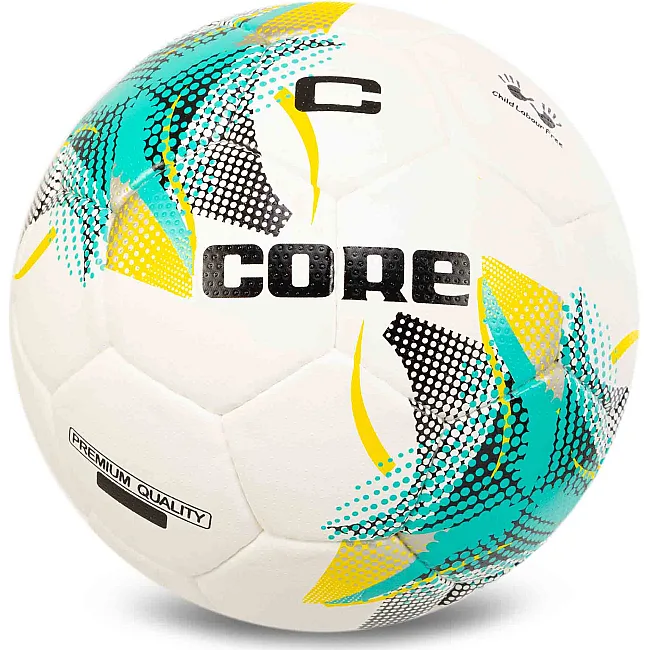 Мяч футзальный CORE FB-7585 №4 PU (Белый-синий)