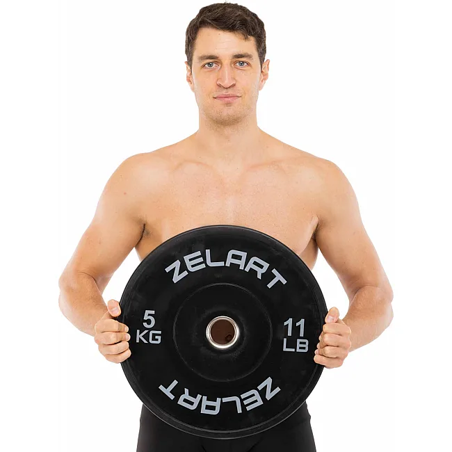 Бамперный диск резиновый

 ZELART
 TA-4790-5 51мм 5кг