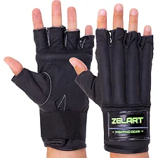 Перчатки снарядные кожаные ZELART VL-3097