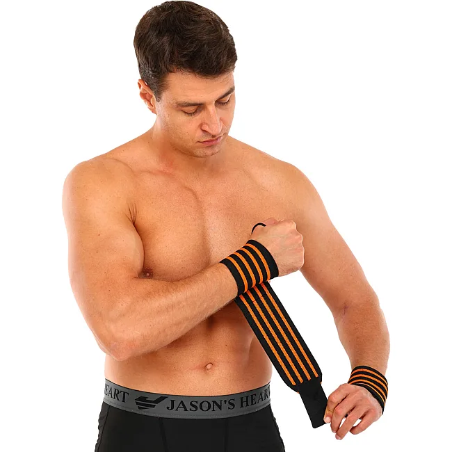 Кистевые бинты STRENGTH WRIST WRAPS MUTE TA-311 2штуки (Синий)