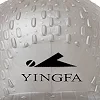 Шапочка для бассейна силиконовая на длинные волосы YINGFA C0061 (Оранжевый)