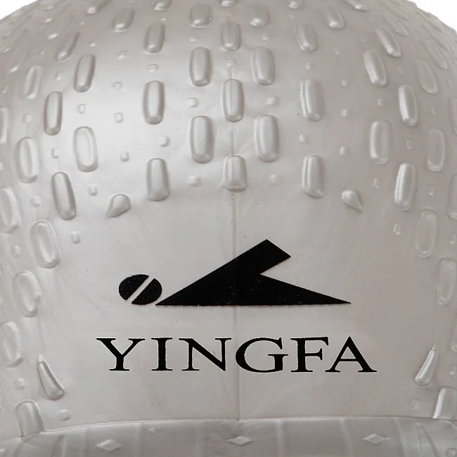 Шапочка для бассейна силиконовая на длинные волосы YINGFA C0061 (Оранжевый)