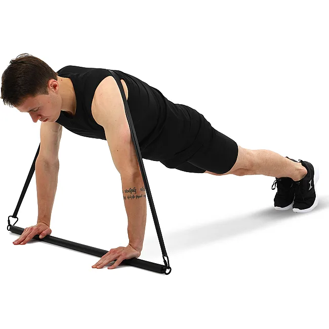 Палка-тренажер PORTABLE RESISTANCE WEIGHT BAND BAR EZOUS R-01