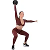 Гиря-колокол чугунная окрашенная BALL BELL LiveUp LP8047-18LB вес 8кг