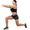 Спортивные шорты
 двойные 2 в 1 женские UNDER ARMOUR
 CO-1721 (Черный-фиолетовый)